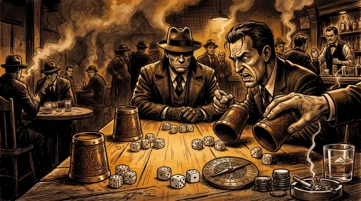 Bluffwürfeln, Comic-Panel 3 von 3