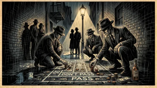 Hinterhof-Craps, Comic-Panel 1 von 3