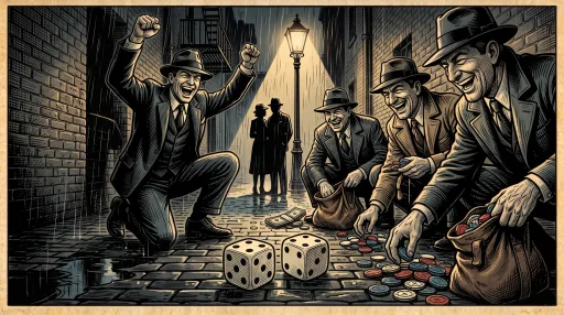Hinterhof-Craps, Comic-Panel 3 von 3