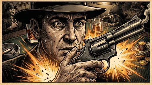 Revolver-Duell, Comic-Panel 3 von 3