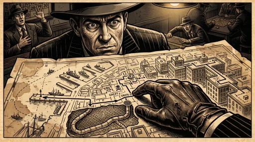 Smuggling Route, comic panel 1 of 3