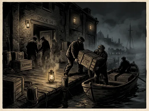 Schmuggler-Flotte, Comic-Panel 1 von 3
