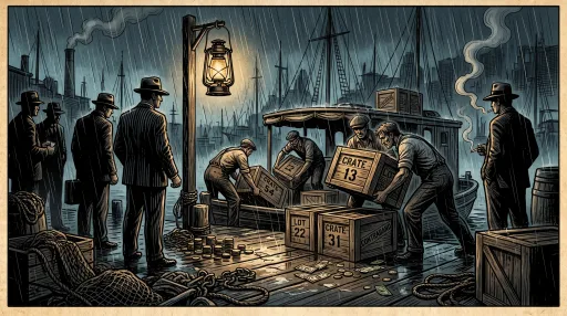 Schwarzmarkt, Comic-Panel 1 von 3