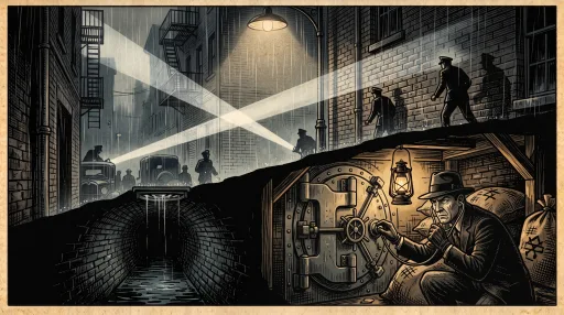 Tresorknacker, Comic-Panel 1 von 3